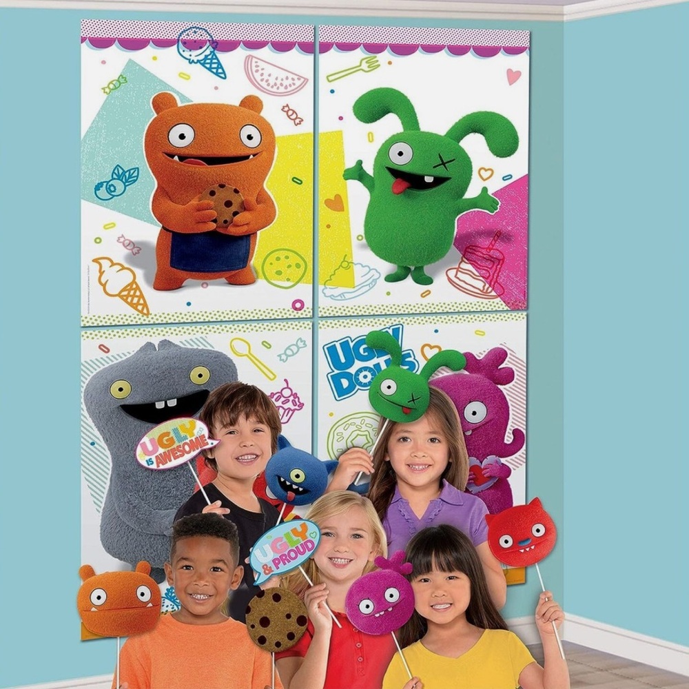 UglyDolls Background & Props for Party